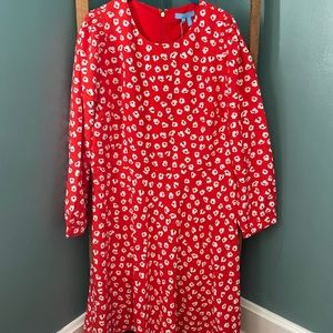NWT. Draper James Floral Smocked Long Sleeve Dress